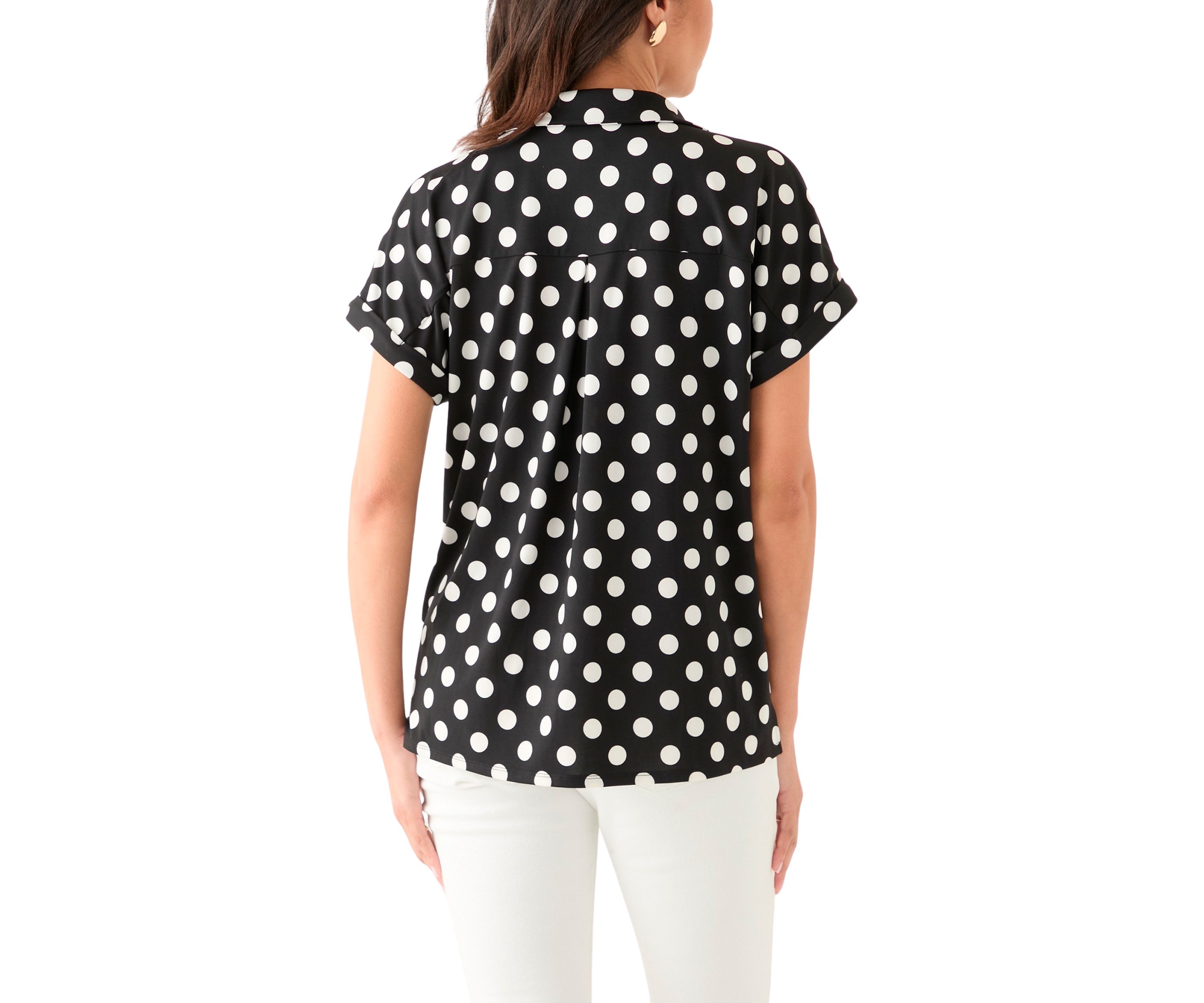 Womens Updated Printed Camp Shirt