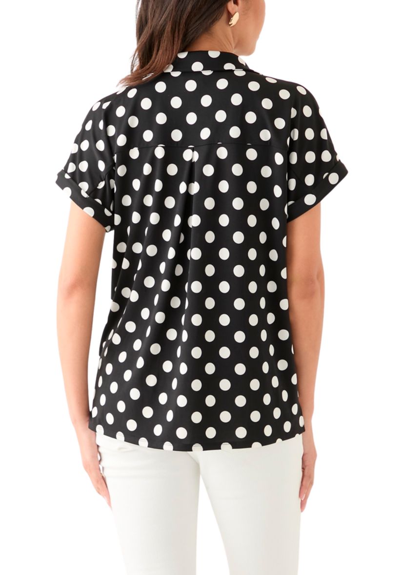 Womens Updated Printed Camp Shirt