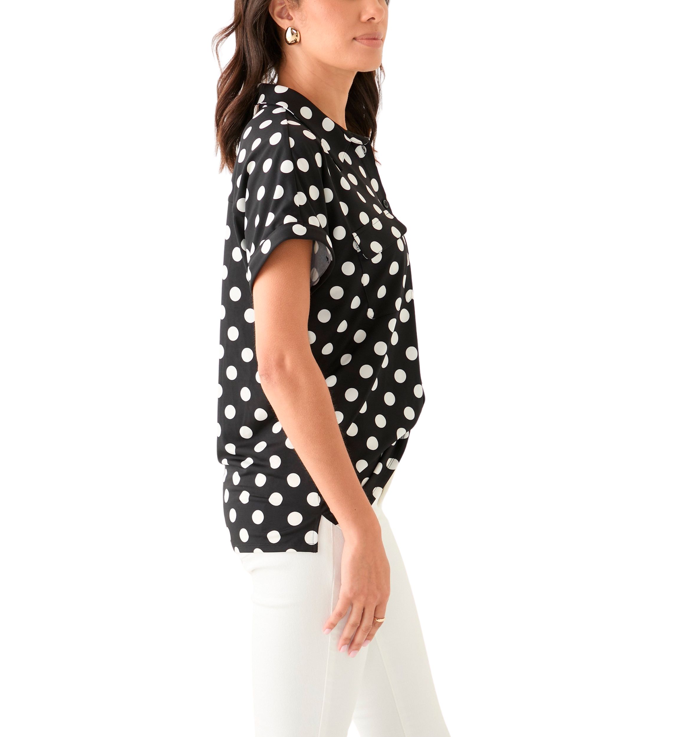Womens Updated Printed Camp Shirt
