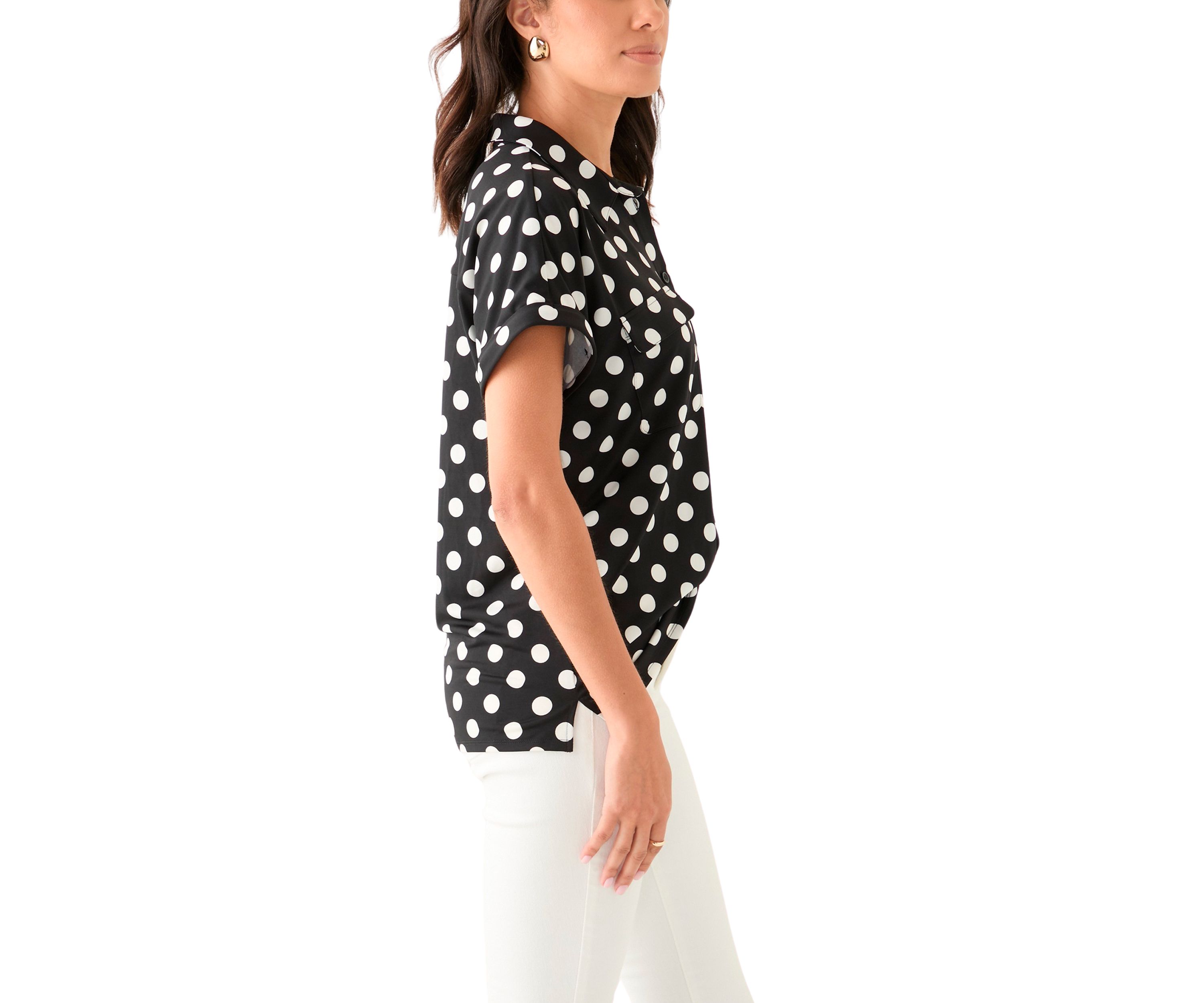 Womens Updated Printed Camp Shirt