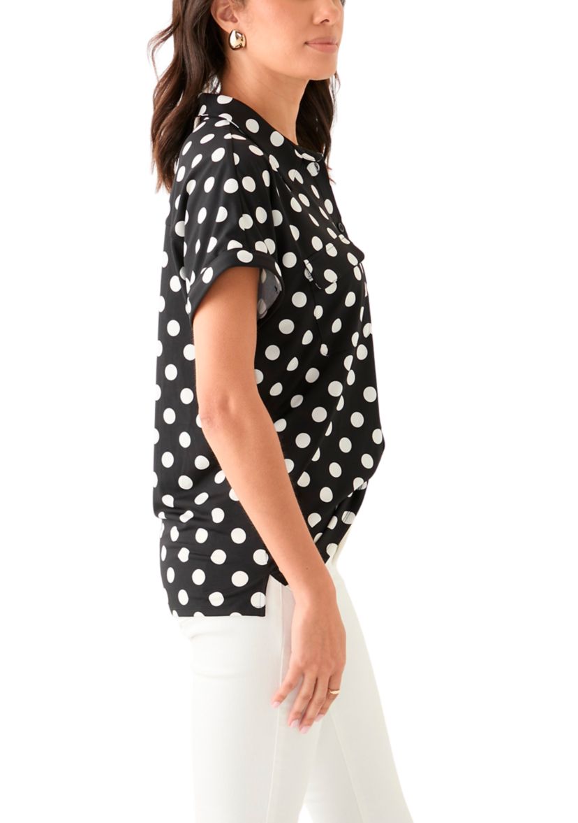 Womens Updated Printed Camp Shirt