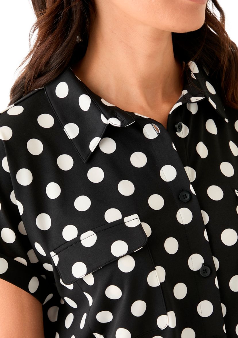 Womens Updated Printed Camp Shirt