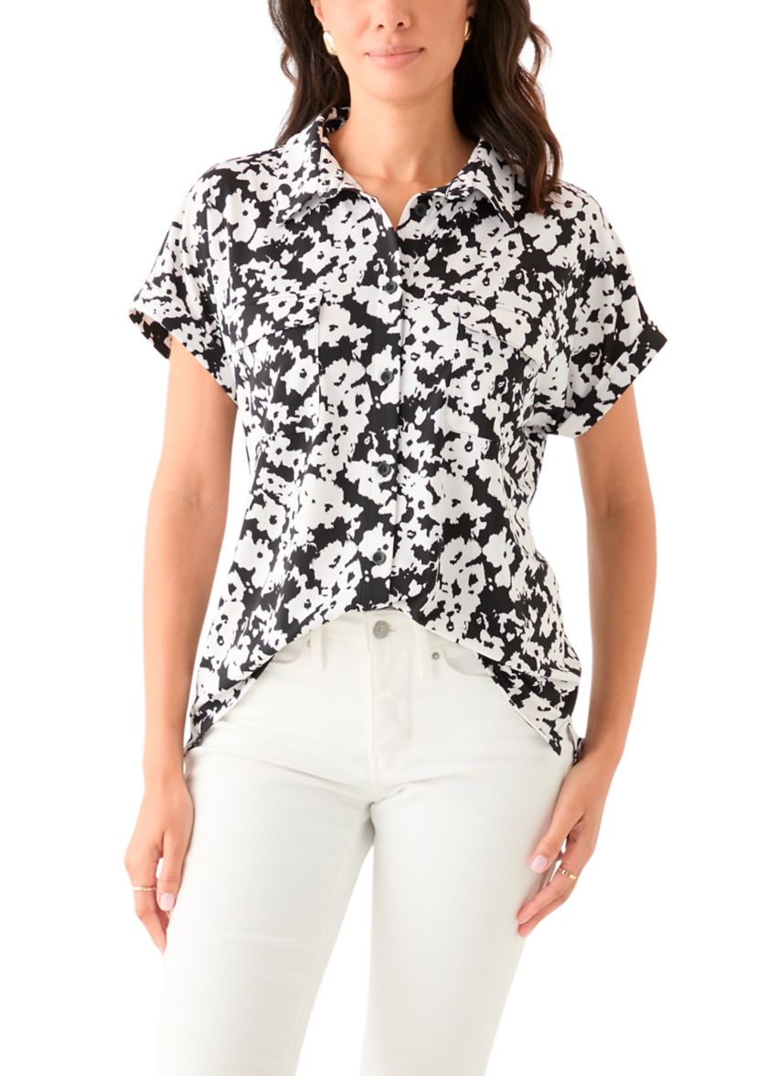 Womens Updated Printed Camp Shirt