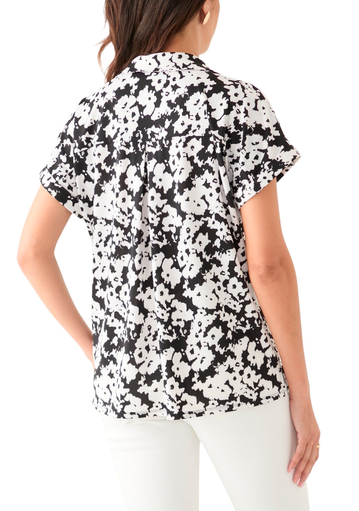 Womens Updated Printed Camp Shirt