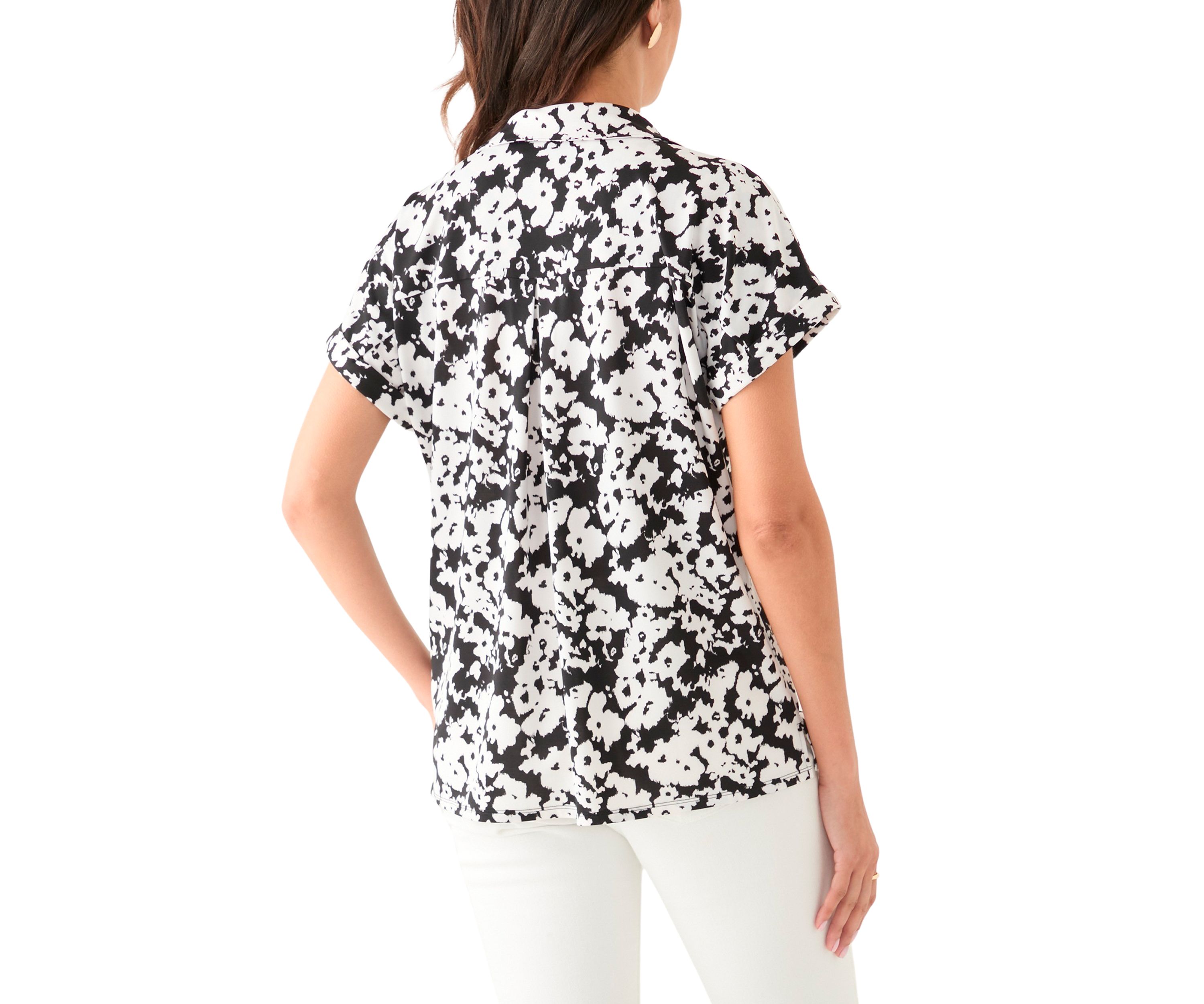 Womens Updated Printed Camp Shirt