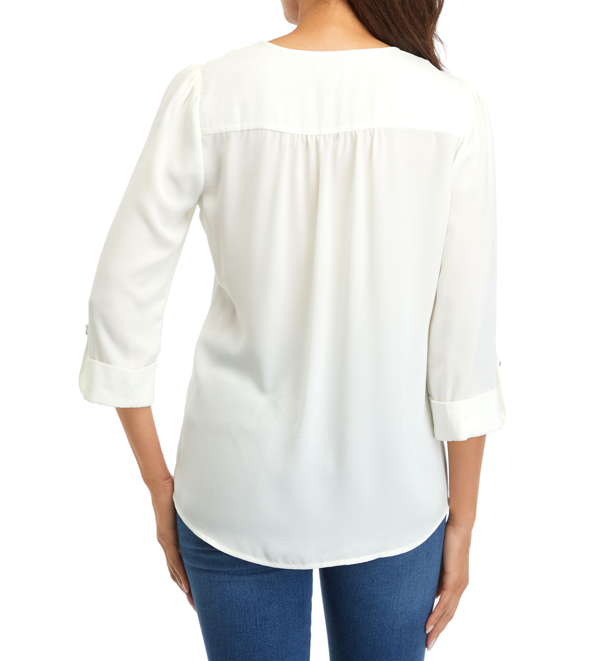 Womens Tassel Henley  Top
