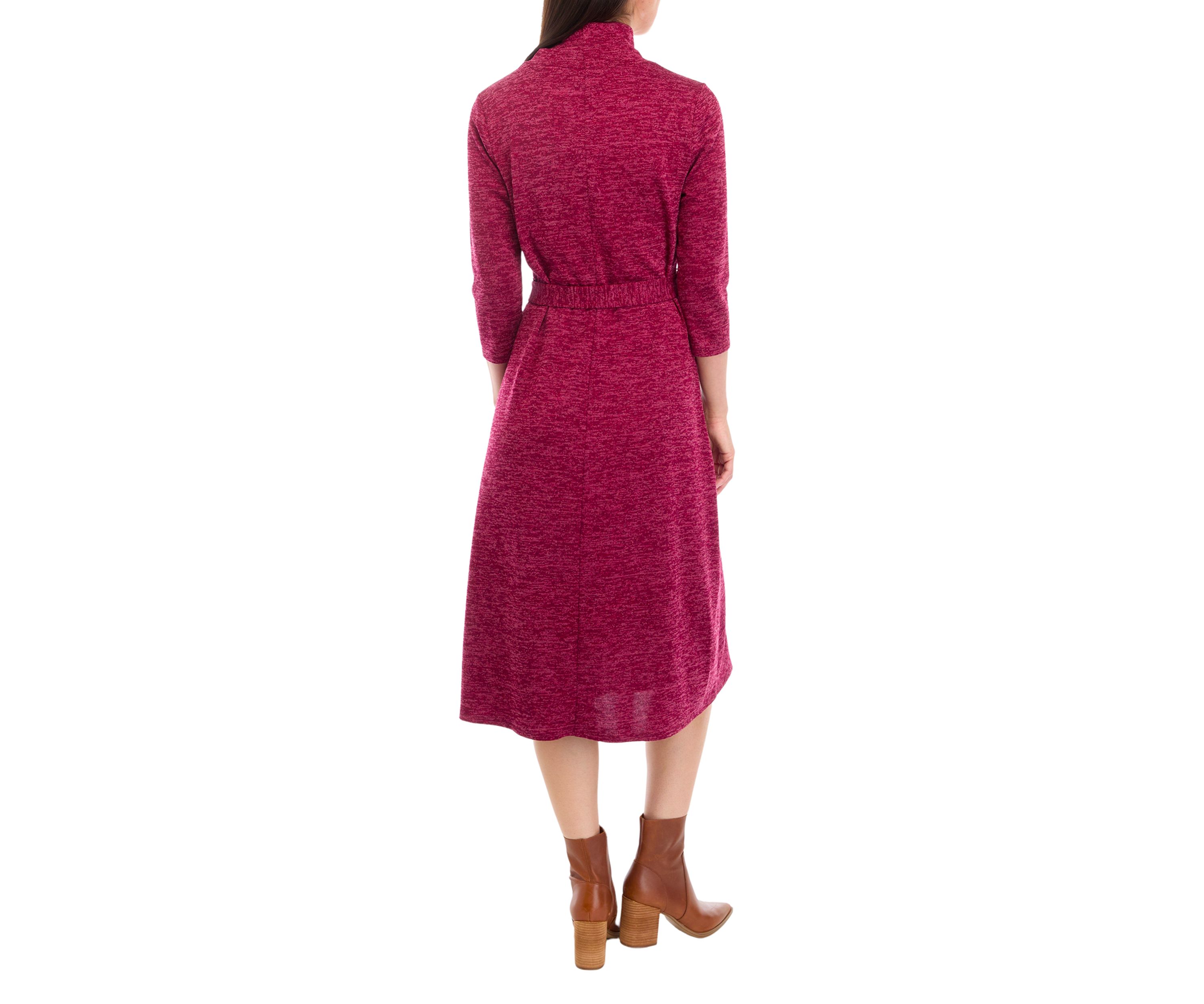 Womens Mock Neck Fashion Dress