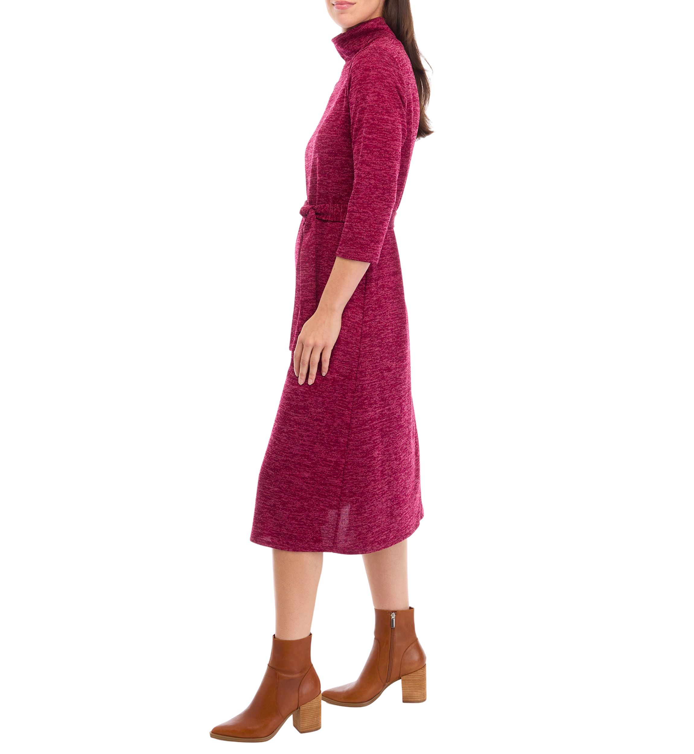 Womens Mock Neck Fashion Dress