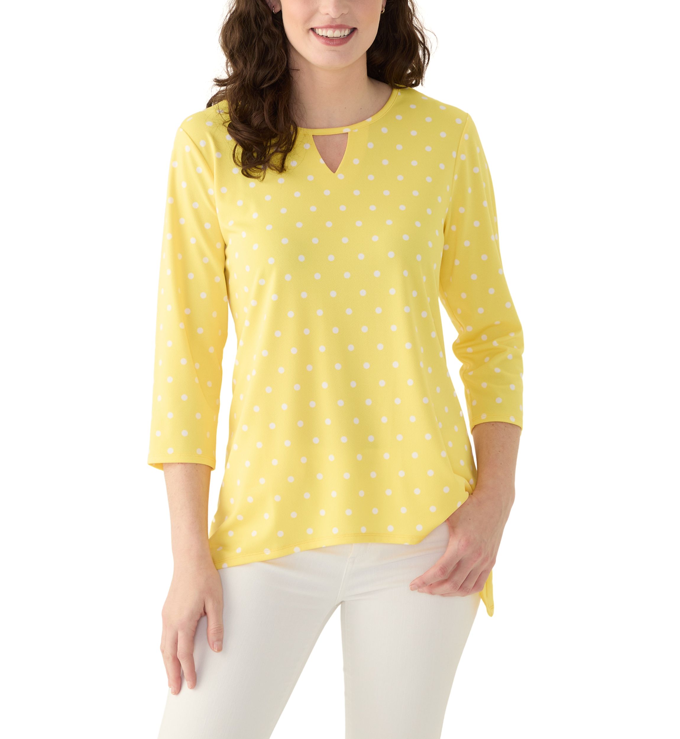 Womens Printed Sharkbite Top