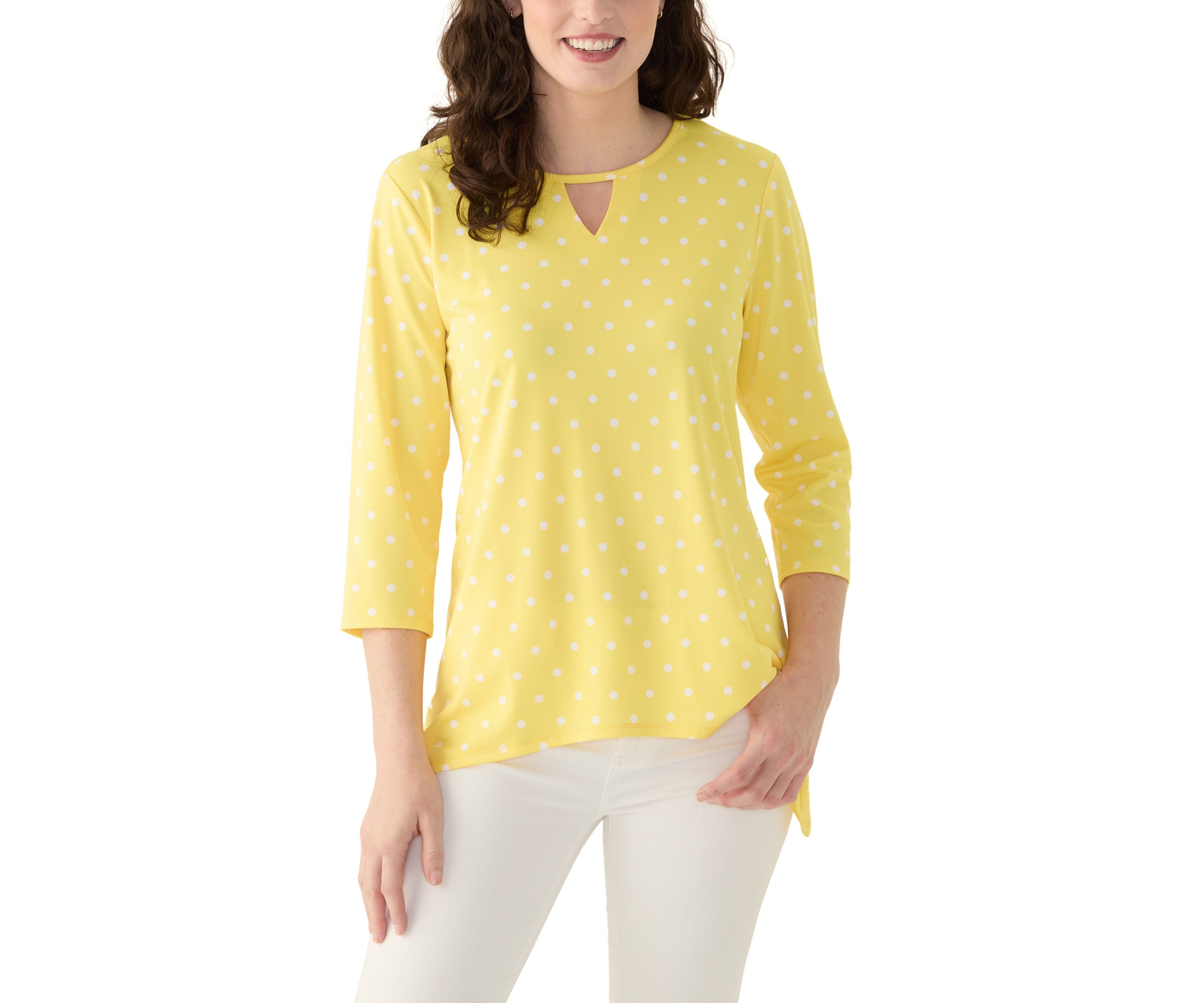 Womens Printed Sharkbite Top