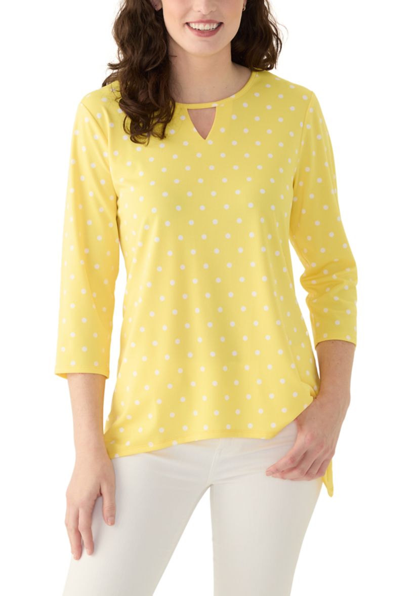 Womens Printed Sharkbite Top