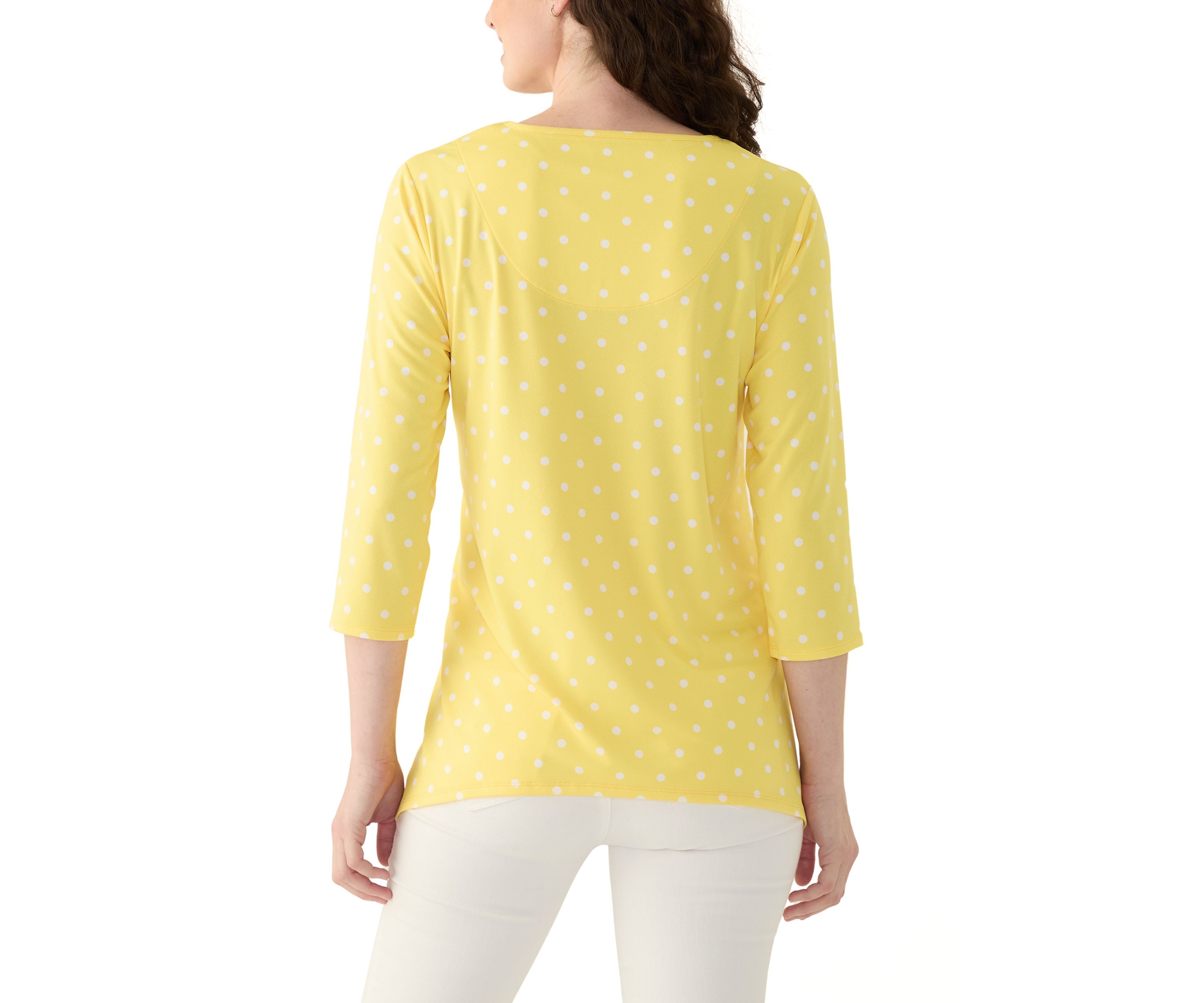 Womens Printed Sharkbite Top
