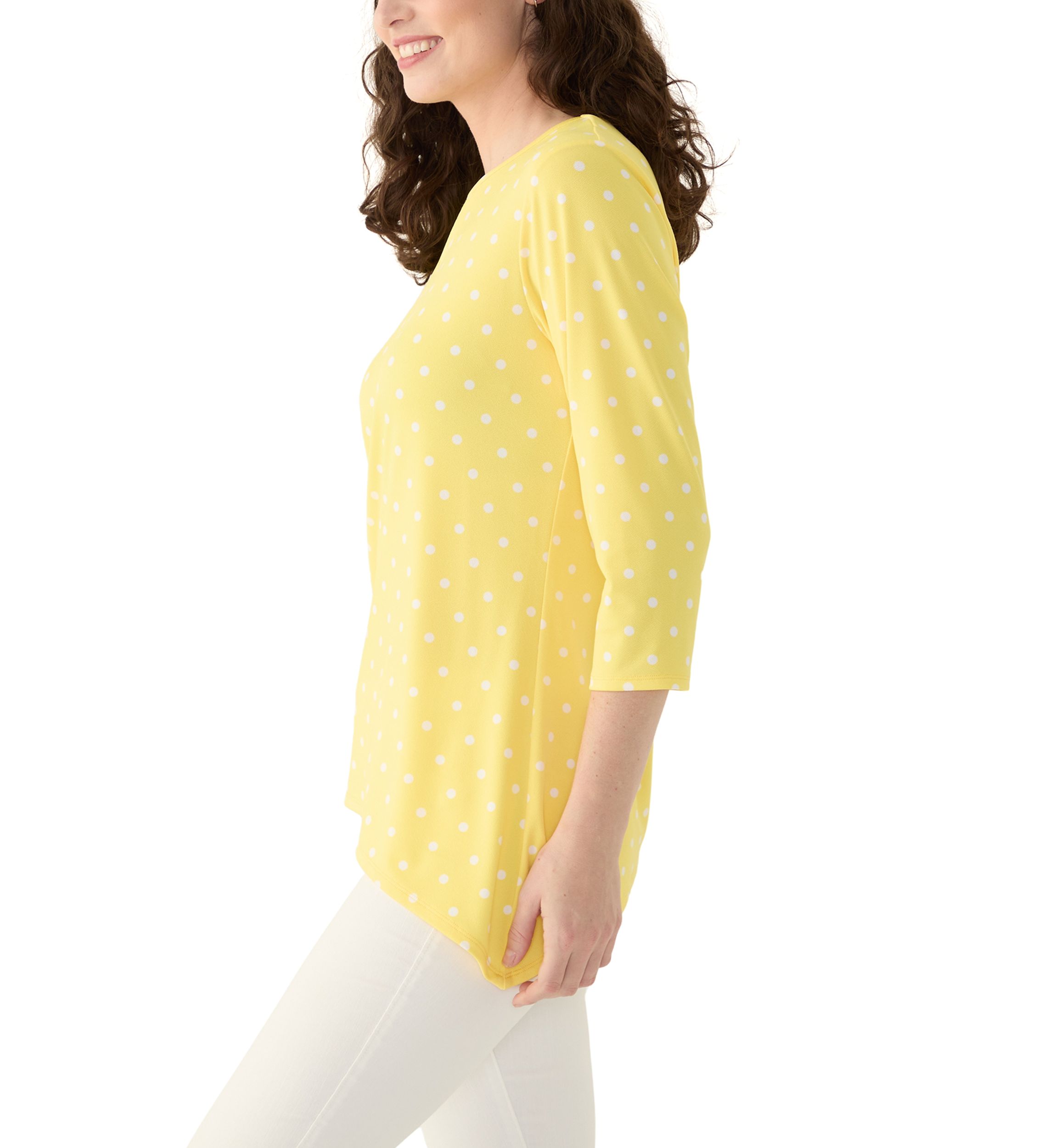 Womens Printed Sharkbite Top