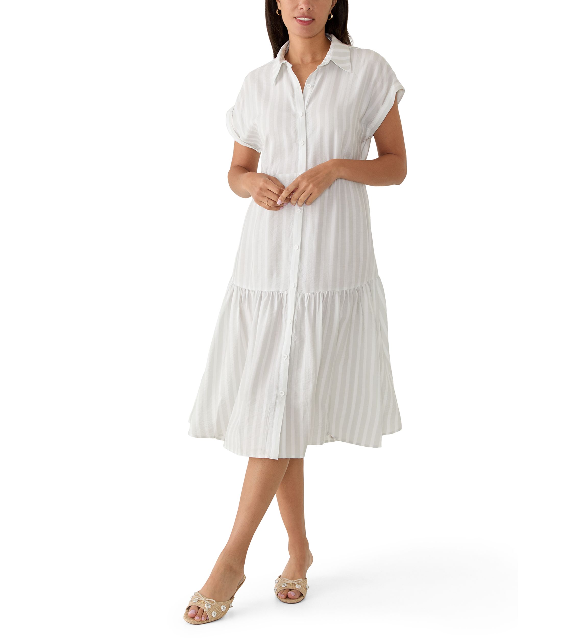 white casual dress Women's Long Puff Sleeve Dresses Sweetheart Neckline Chiffon Aline Short Mini enough for your daliy wearing Stylish and fashion make you more attractive It is very suitable for Summer and Spring Comfortable White Cotton Coastal Print Maxi
