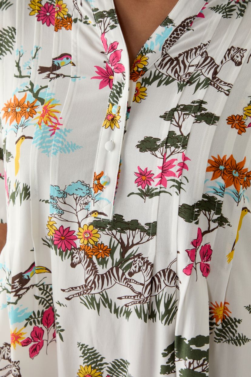 Womens Woven Printed Dress