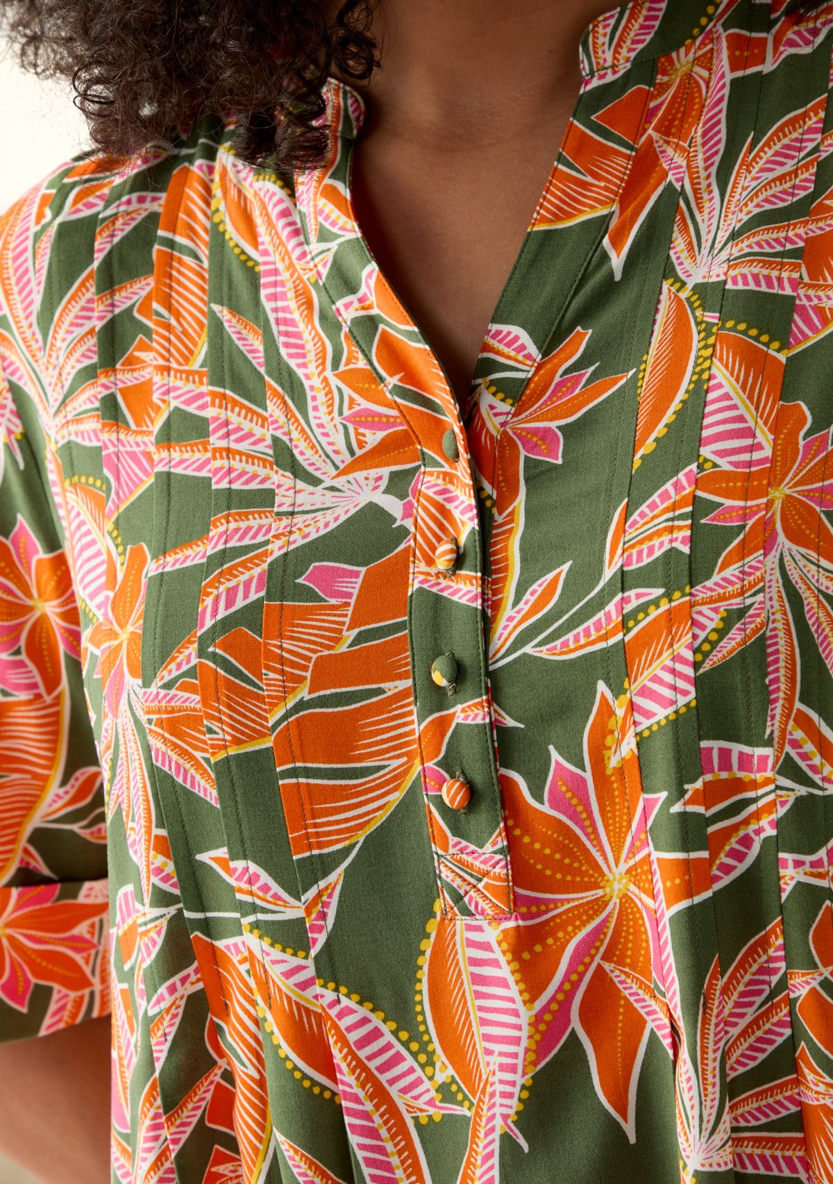 Womens Woven Printed Dress