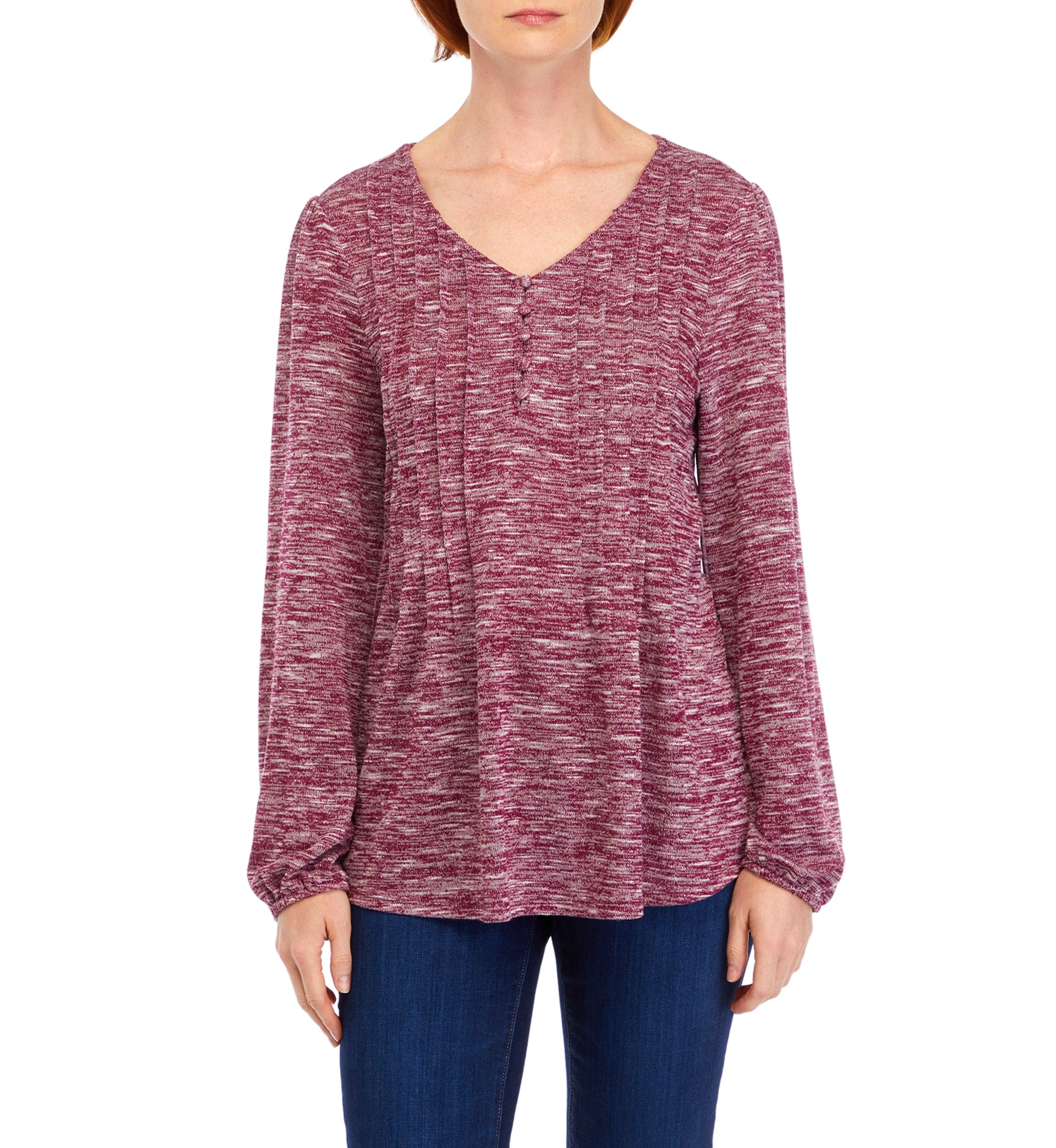 Womens V-Neck Heather Shirt 