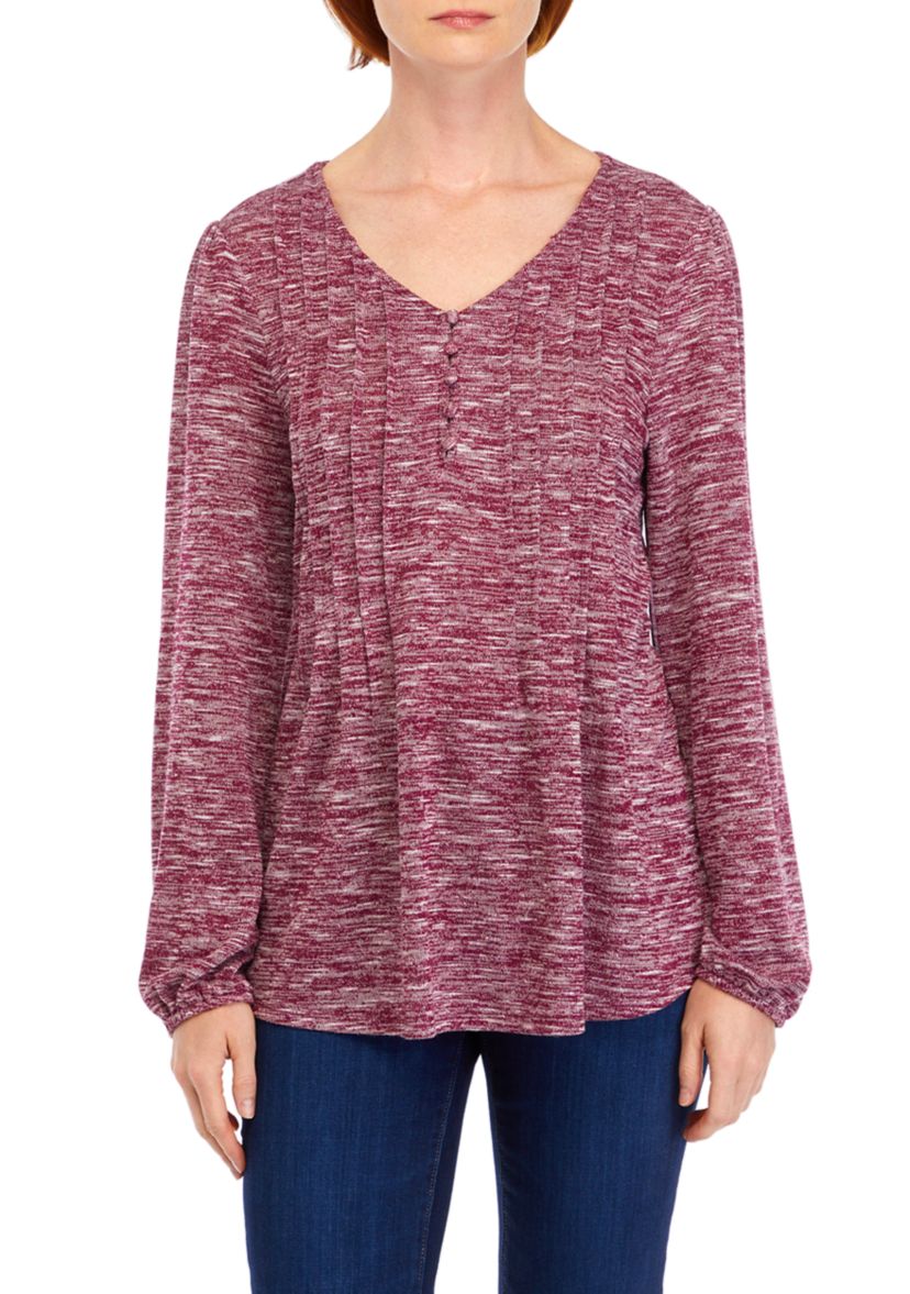 Womens V-Neck Heather Shirt 