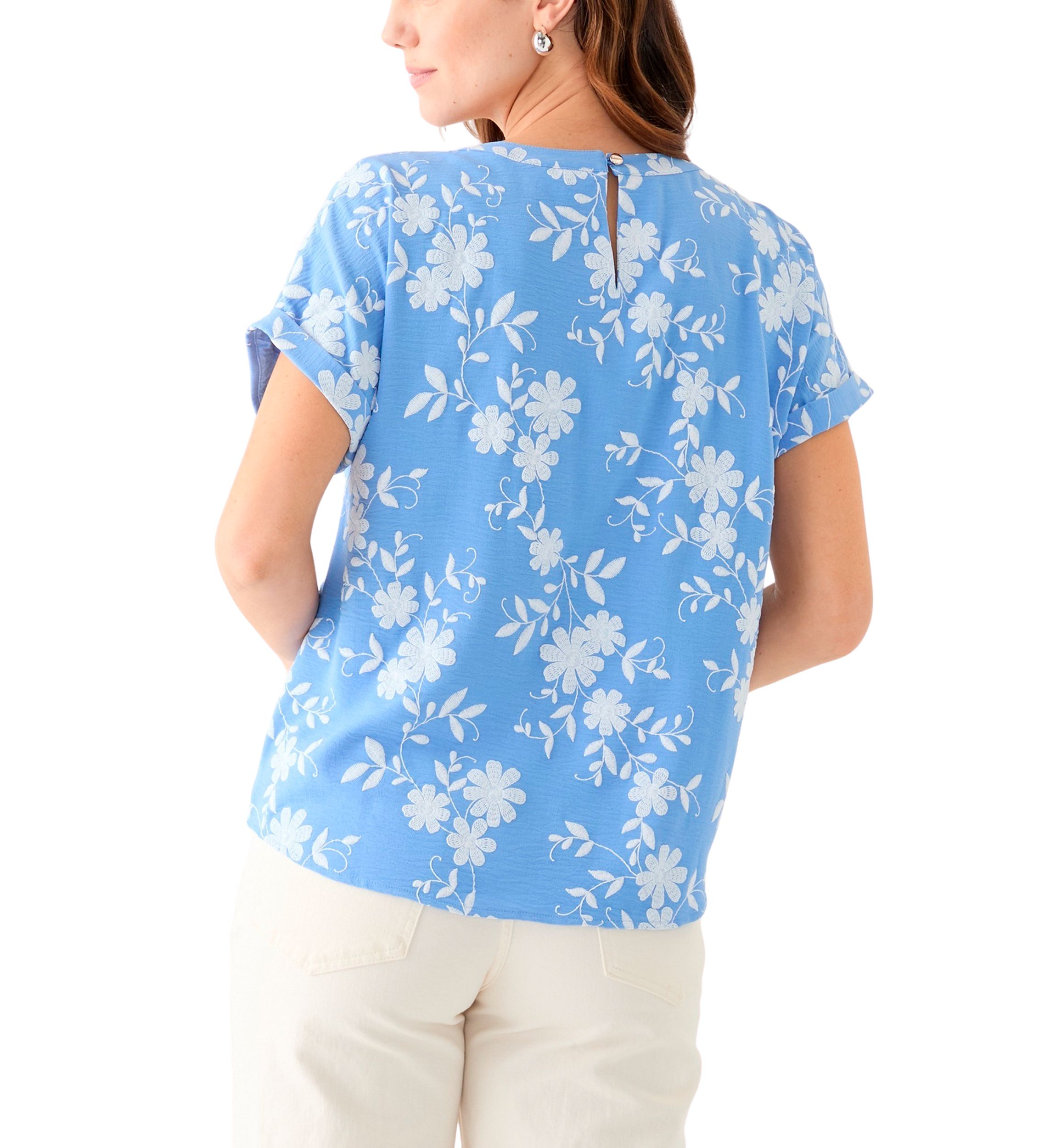 Womens Dolman Sleeve Printed T-Shirt 