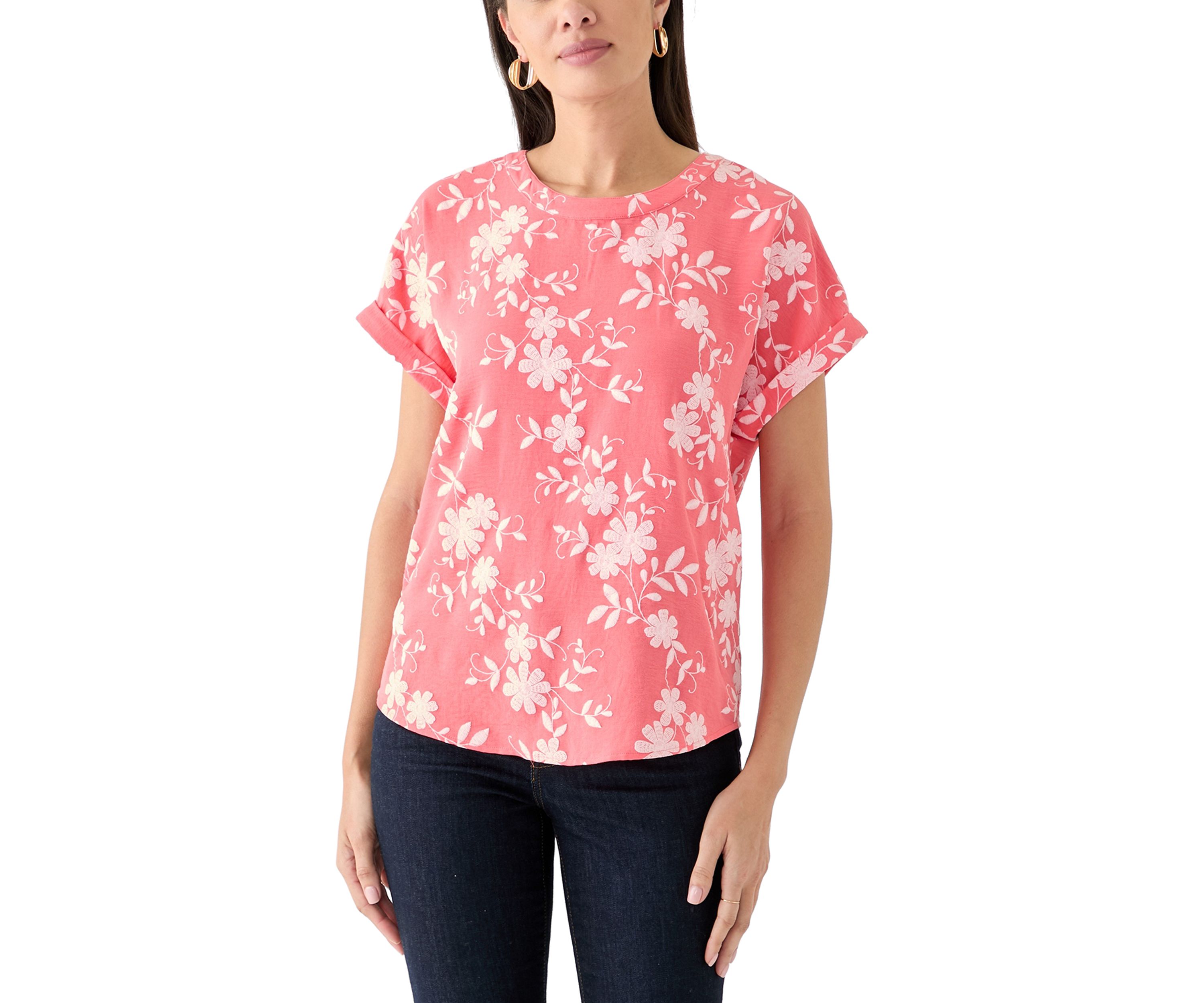 Womens Short Sleeve Dolman T-Shirt