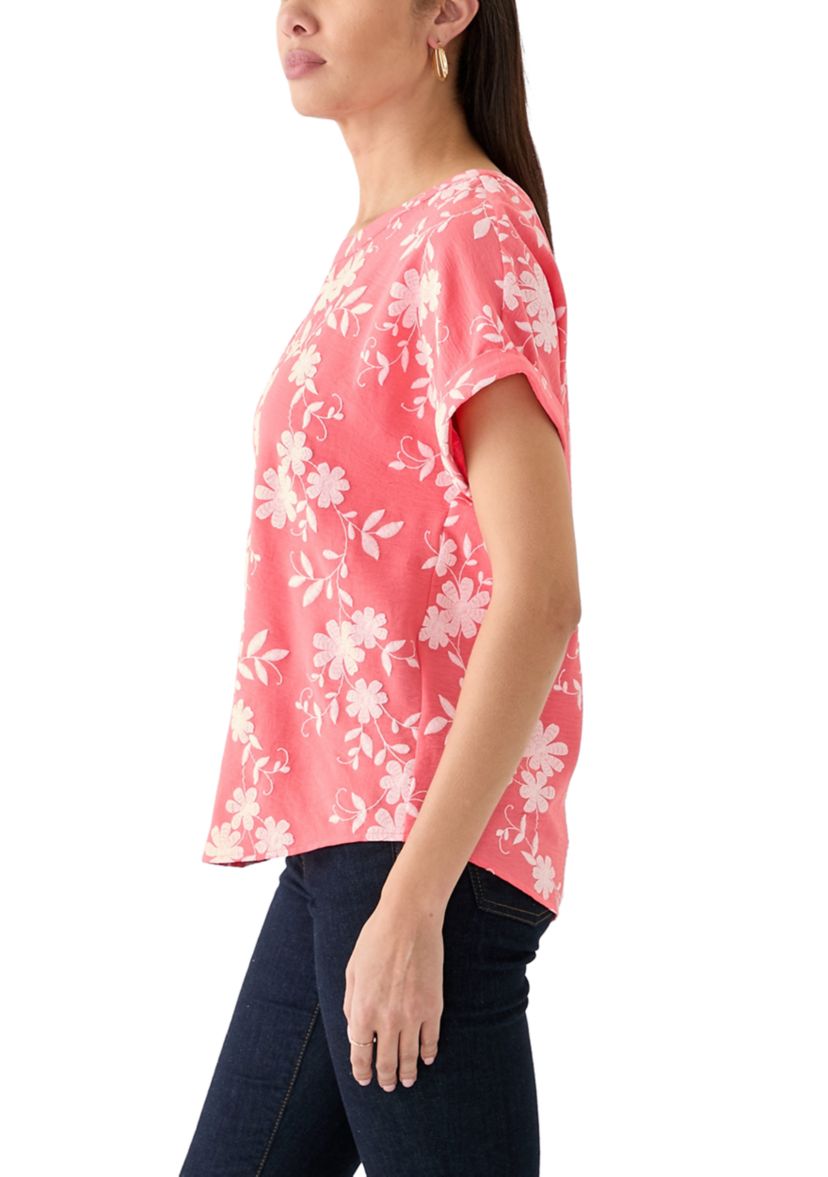 Womens Short Sleeve Dolman T-Shirt
