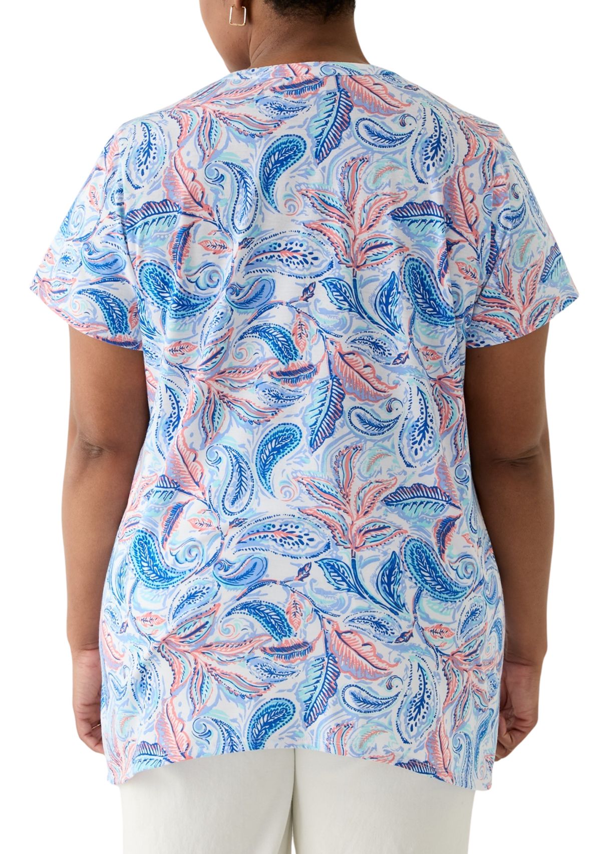 Plus Size Pintuck Detail Tunic 