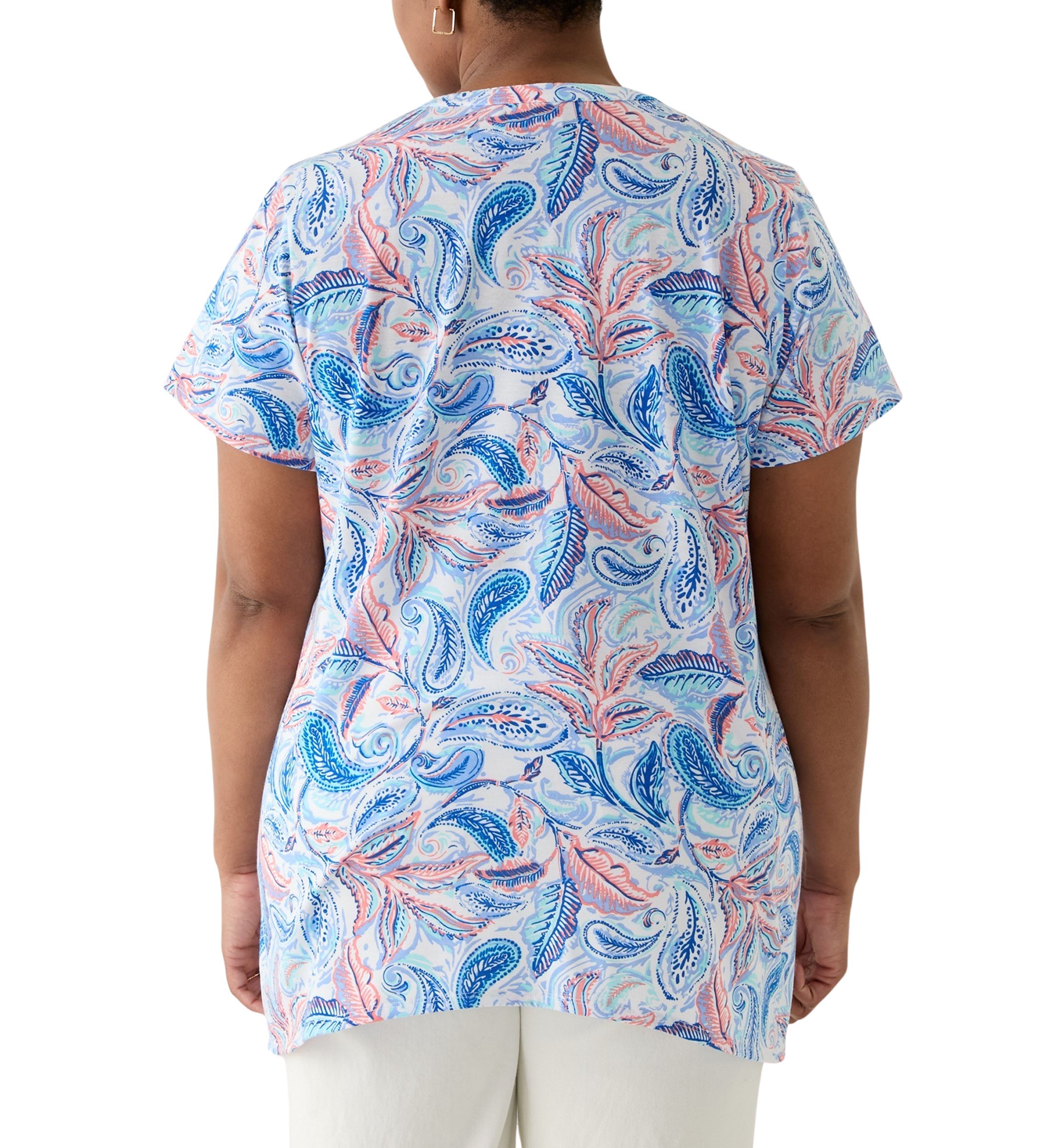 Plus Size Pintuck Detail Tunic 