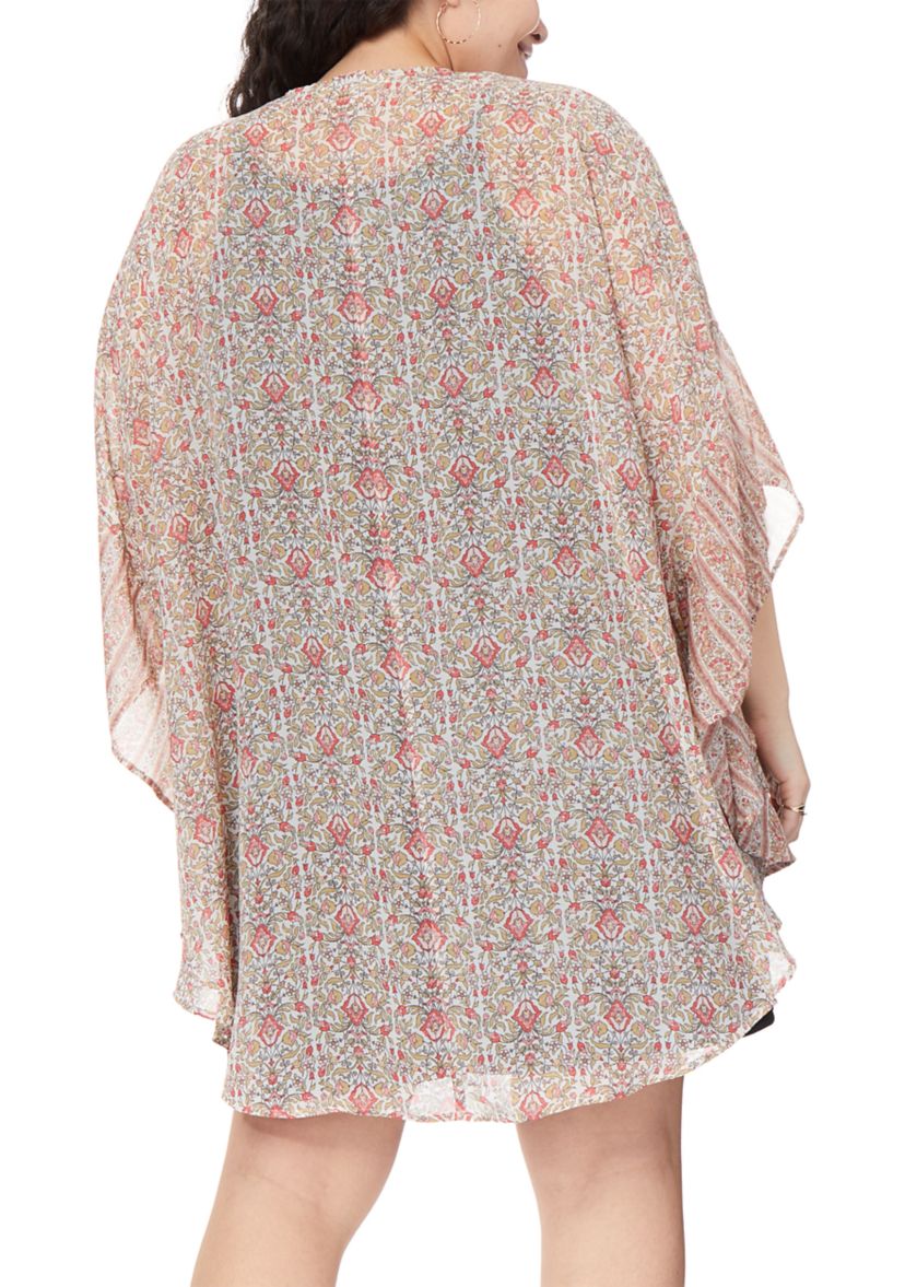 Plus Size Kimono Dress