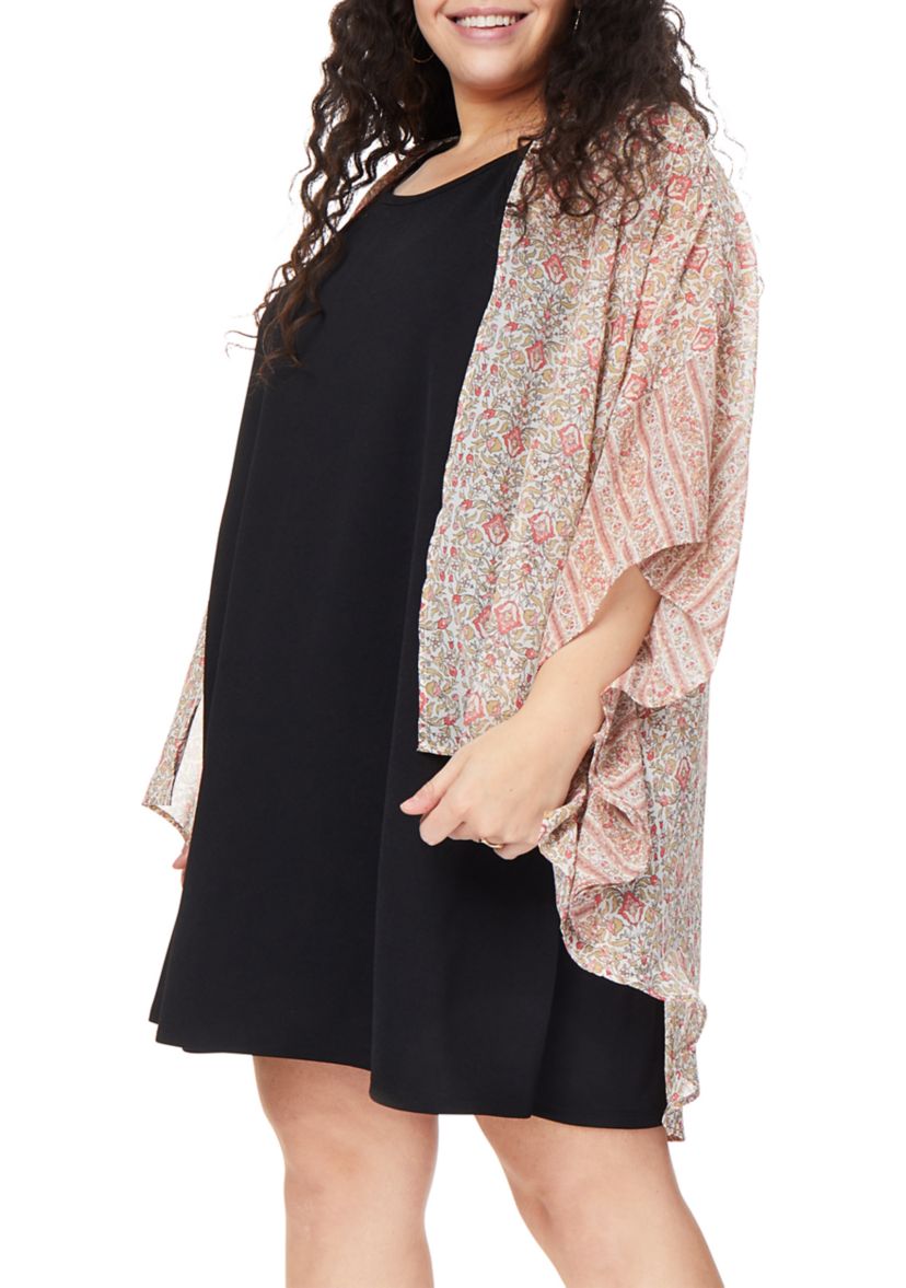 Plus Size Kimono Dress