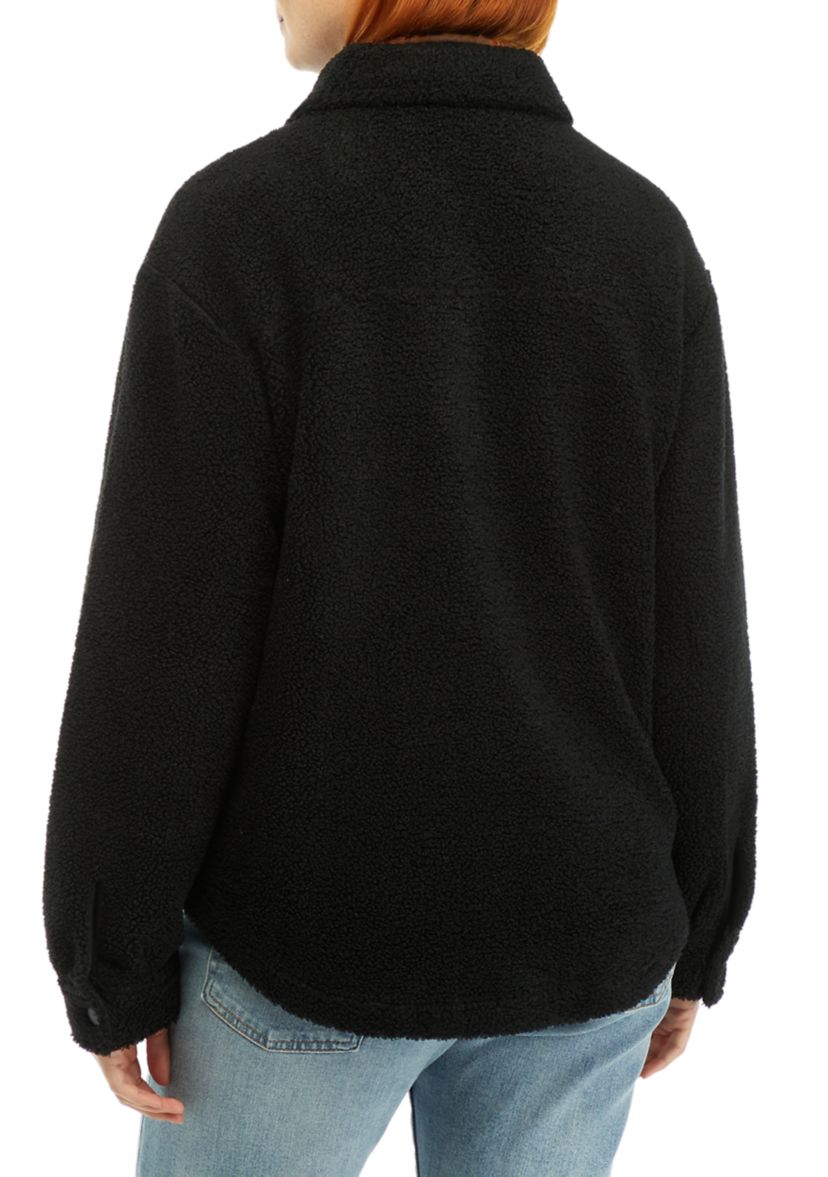 Womens Boucle Shacket