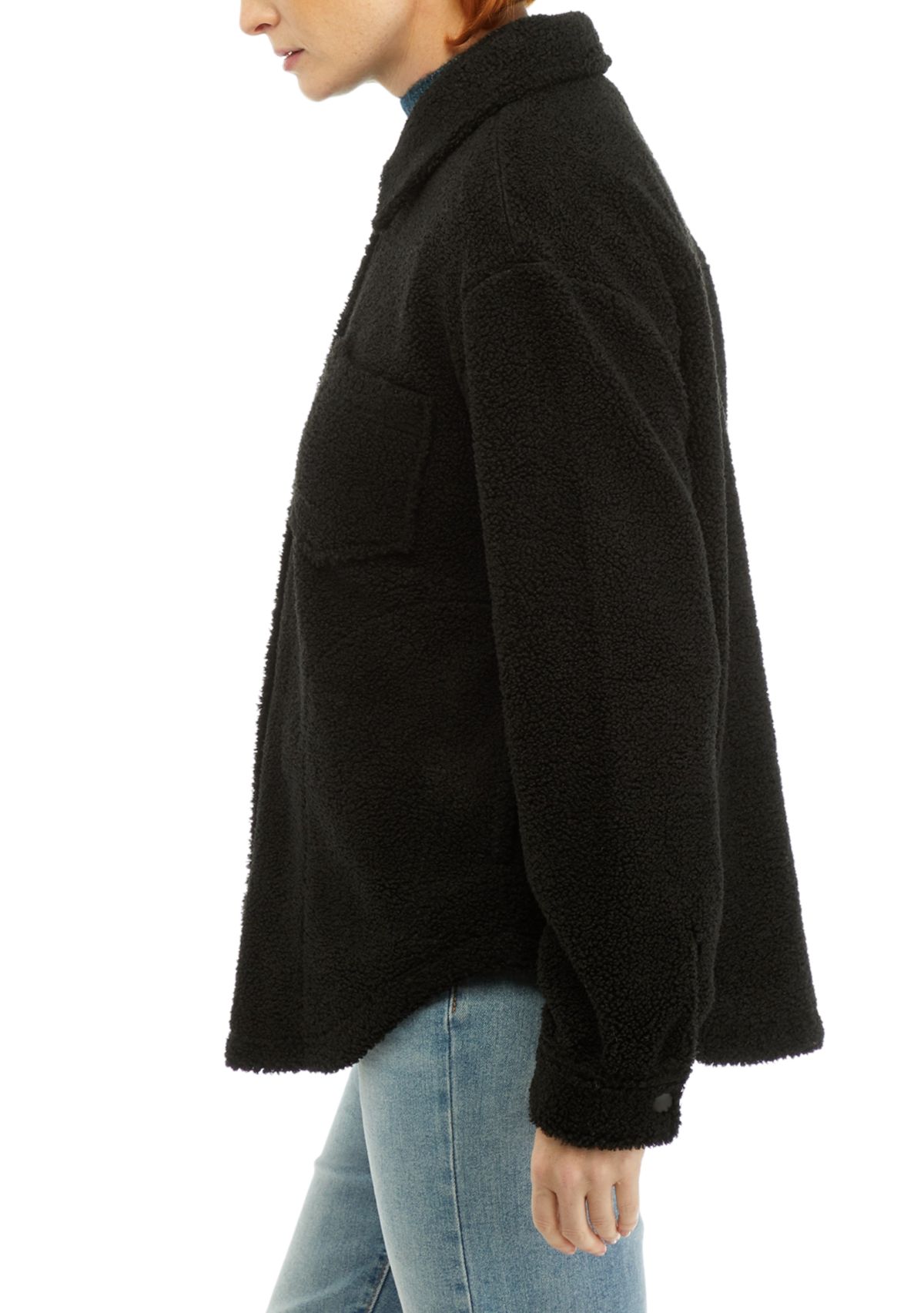 Womens Boucle Shacket