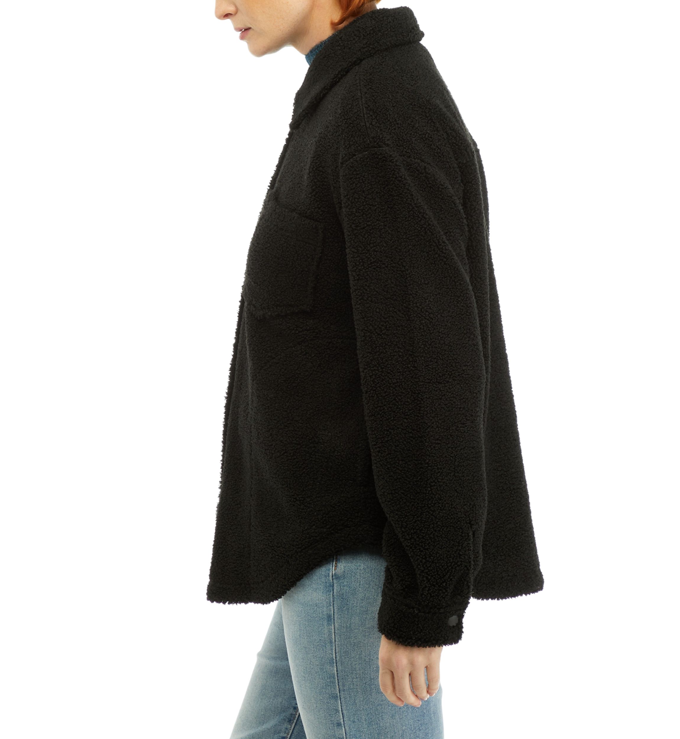 Womens Boucle Shacket
