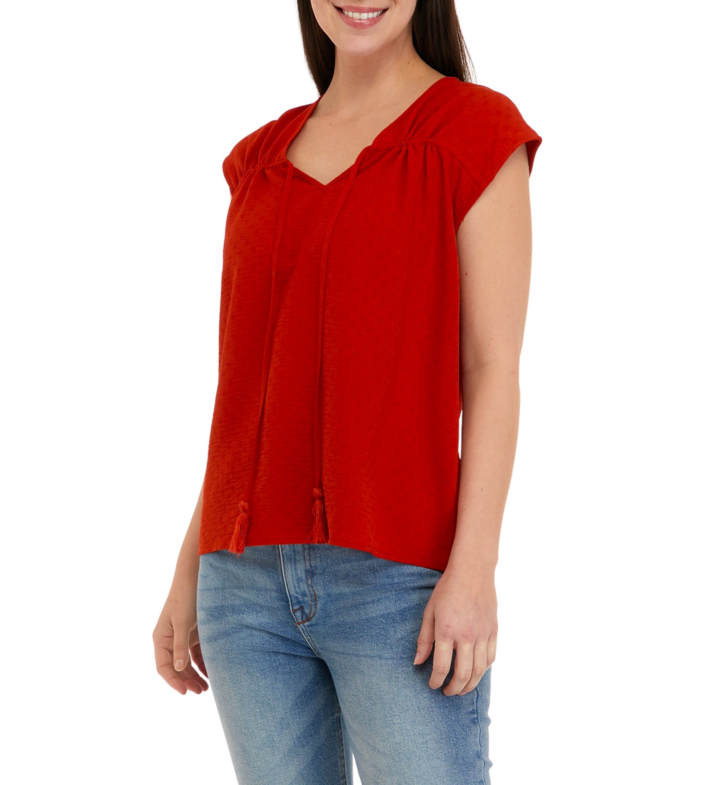 Womens Airflow Tie Neck Tank 