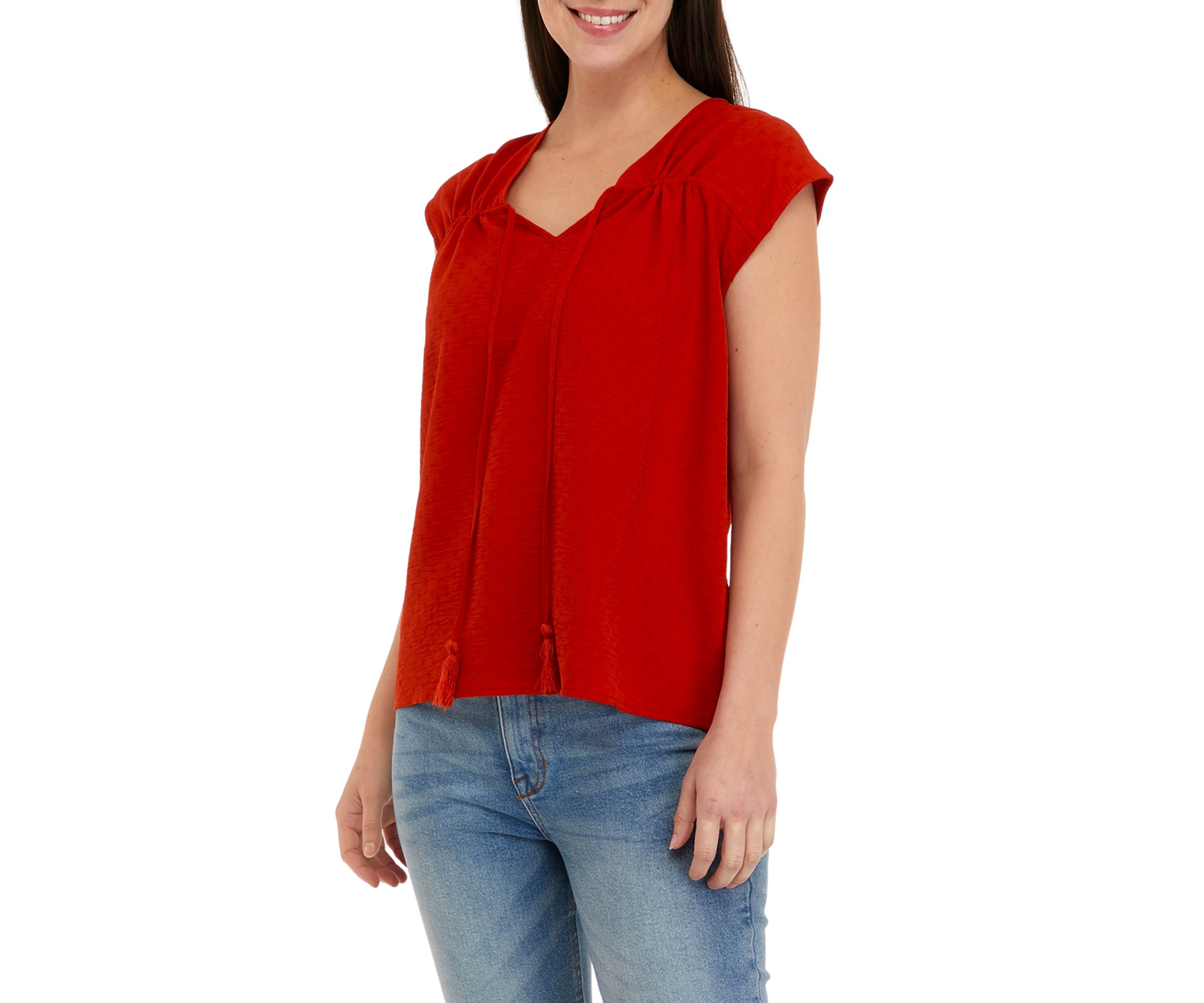 Womens Airflow Tie Neck Tank 