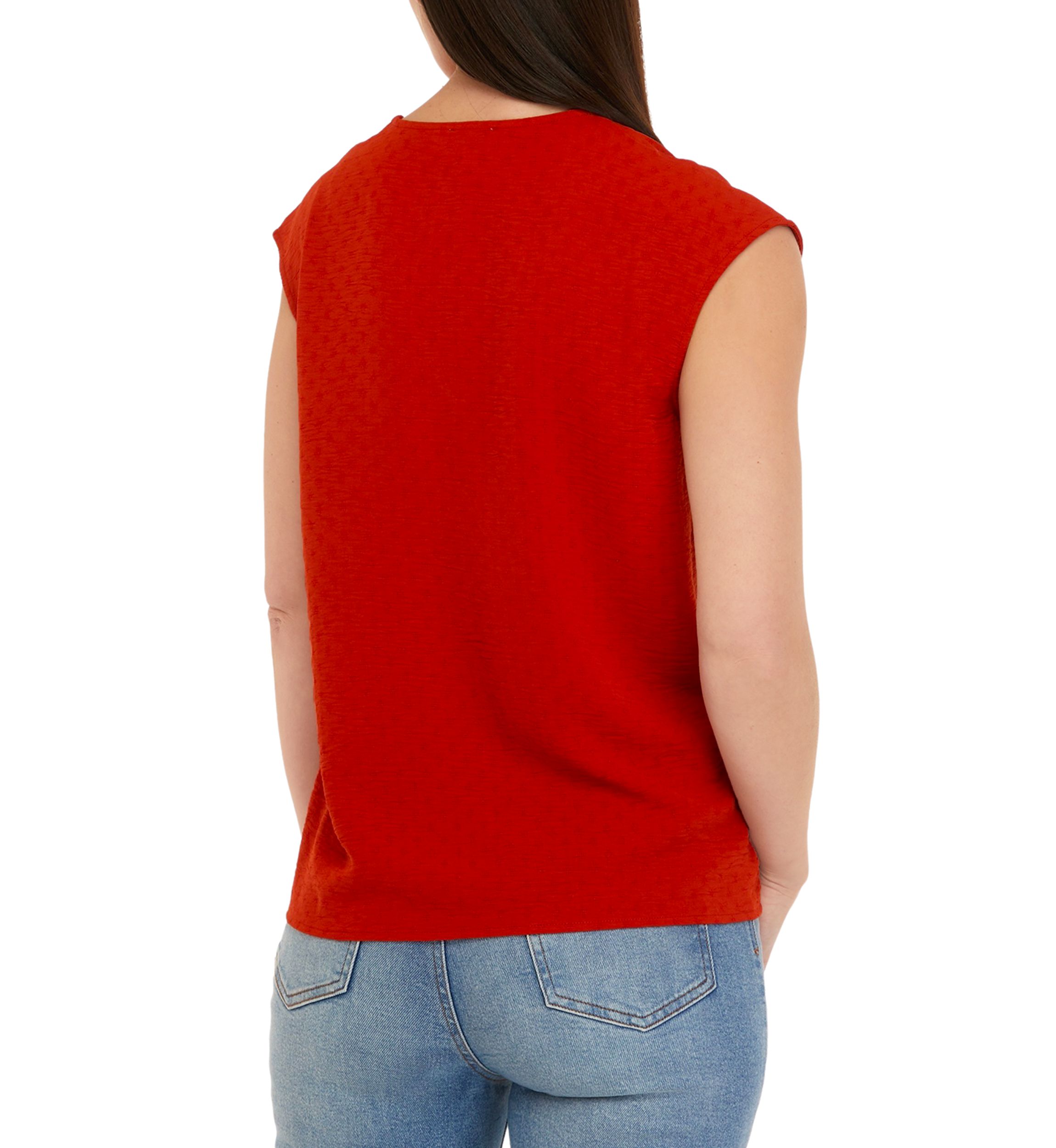 Womens Airflow Tie Neck Tank 