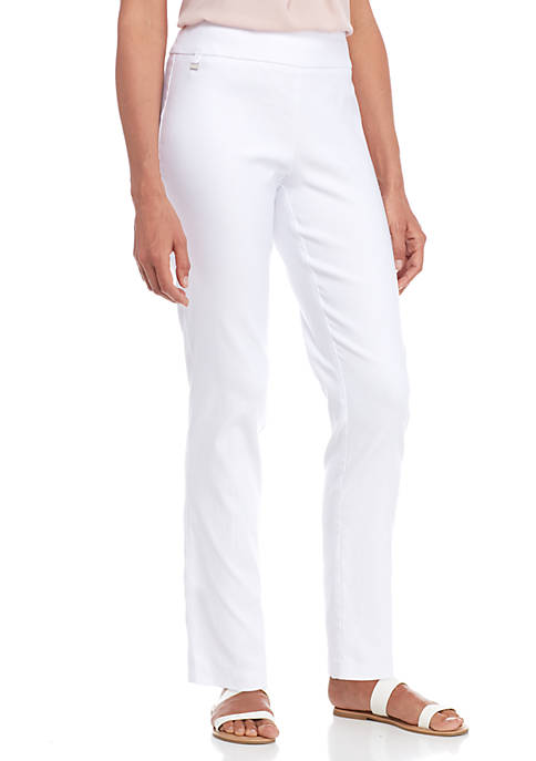 Kim Rogers® Luxe Super Stretch Pullover Pant with Hardware | belk