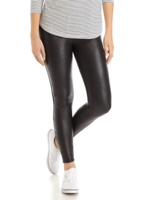 Spanx Faux Leather Leggings-Petite