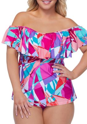 tankini off the shoulder