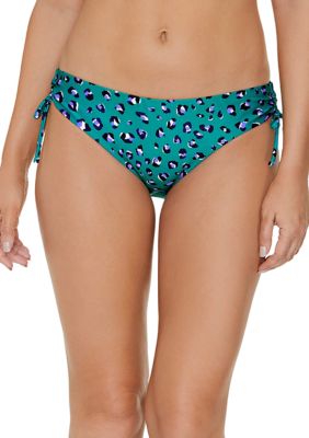 Leopard Luna Hipster Swim Bottoms