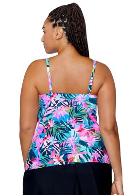 Plus Playa Sombra Aries Tankini Swim Top