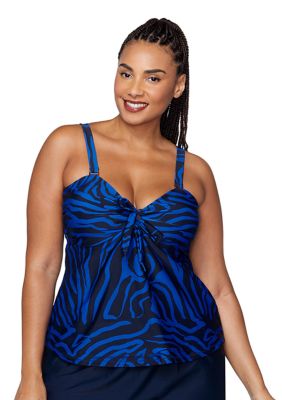 Blouson Tankini Top - Size 30W