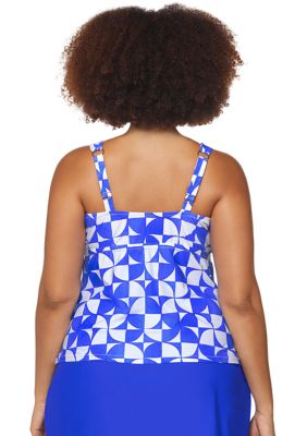 Plus Ikaria V Wire Tanzania Tankini Style Swim Top