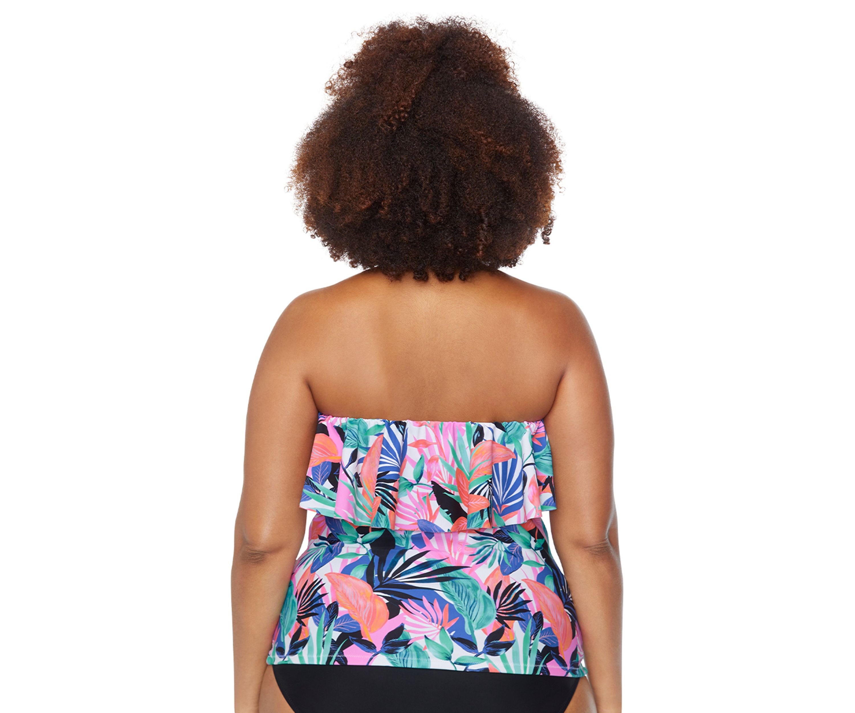 Plus Size Shes Like Summa Sella Tankini Swim Top 