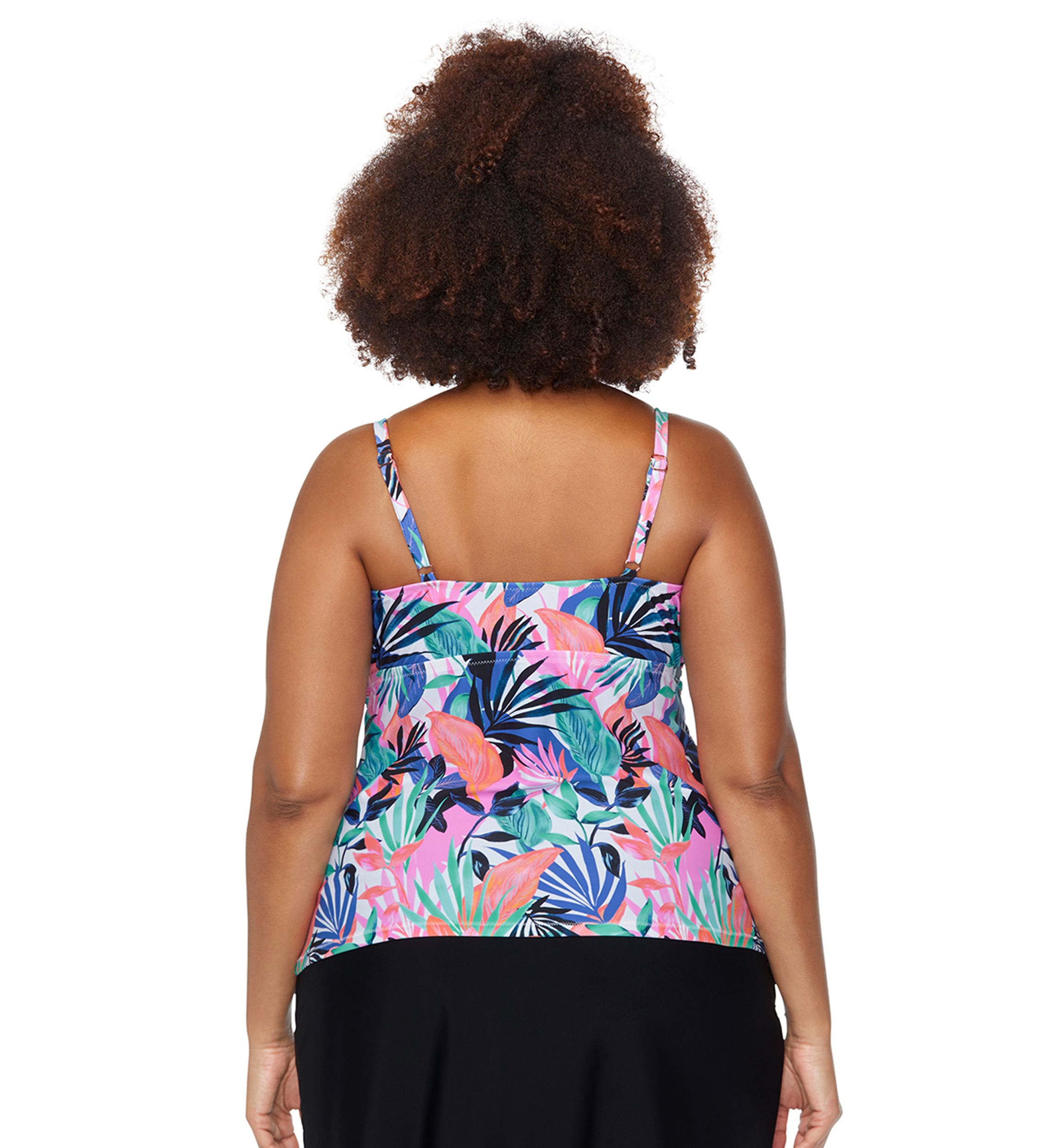 Plus Size Shes Like Summer Aries Tankini Swim Top