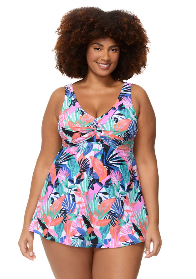Plus Size Shes Like Summer Lucia Swimdress