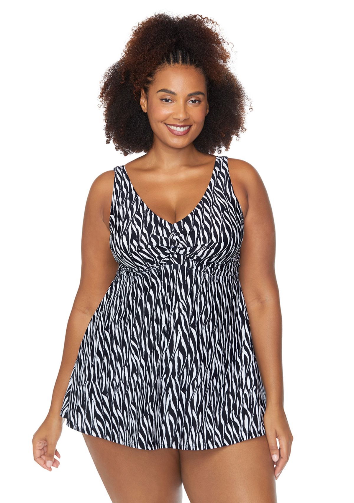 Plus Size Hideaway Lucia Swim Dress