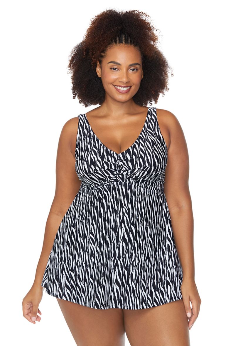 Plus Size Hideaway Lucia Swim Dress