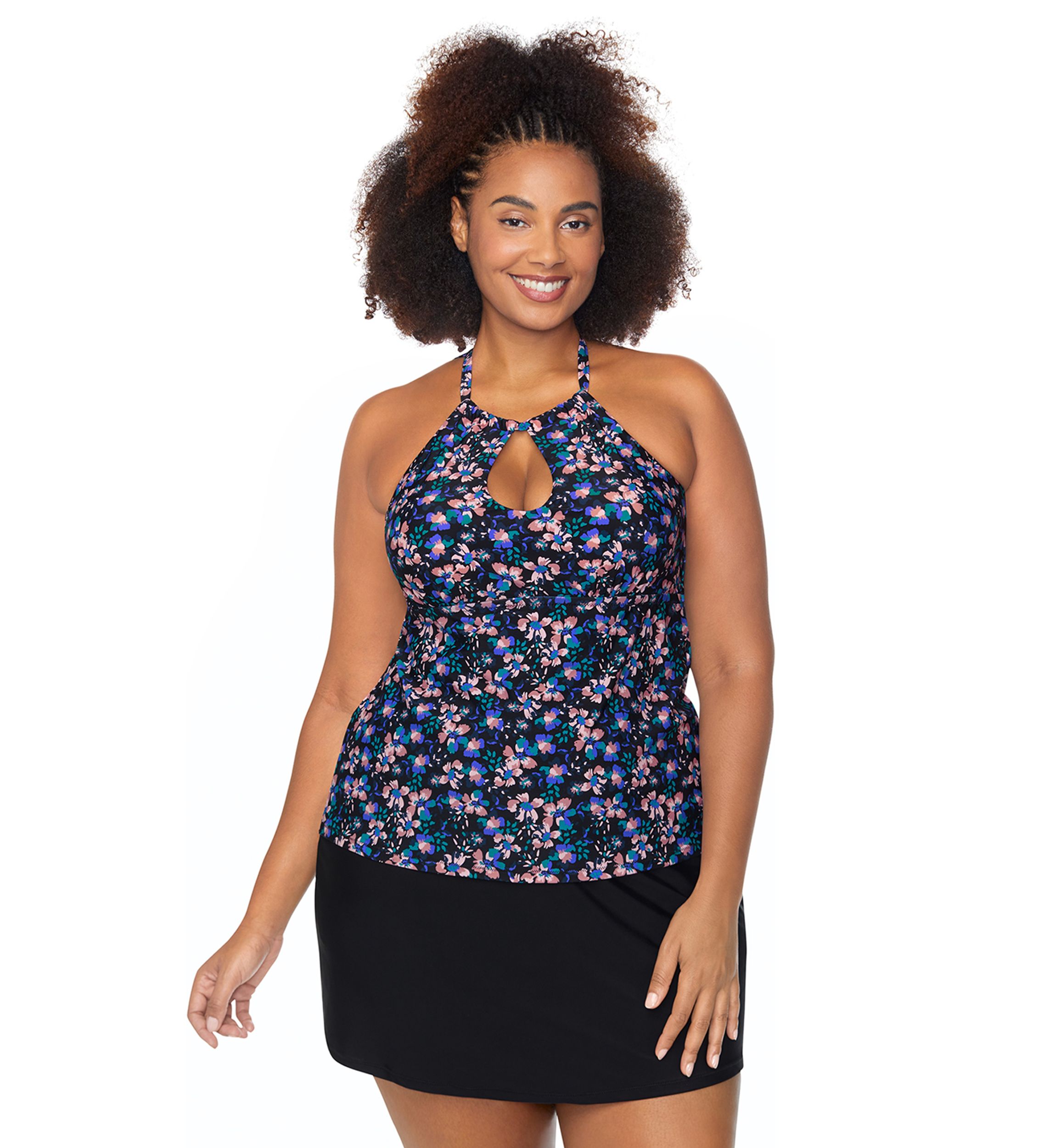 Plus Size Corsica Cove Rosalie Tankini Swim Top