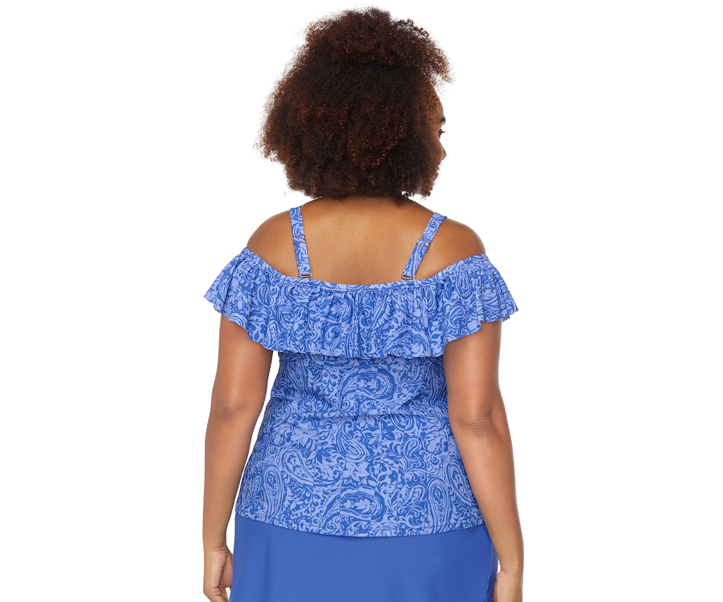 Plus Size Luna Luna Tortuga Tankini Swim Top