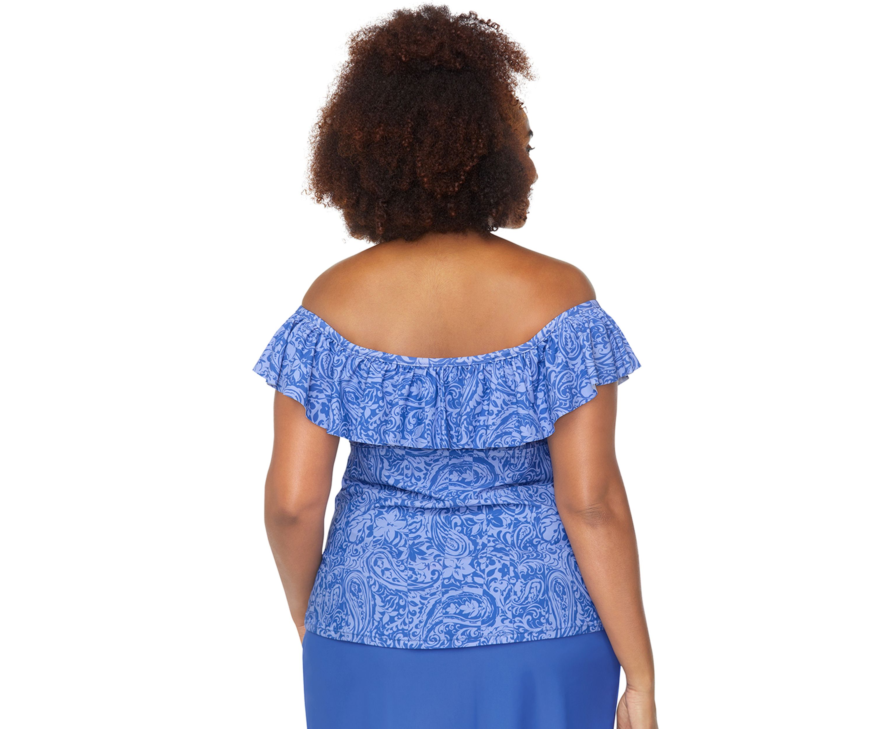 Plus Size Luna Luna Tortuga Tankini Swim Top